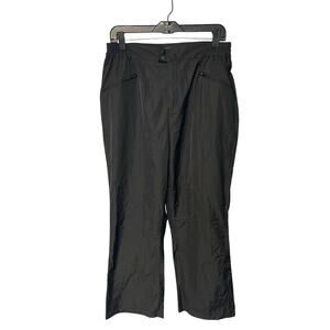Chiciris hiking windbreaker pants black size large zippered pockets